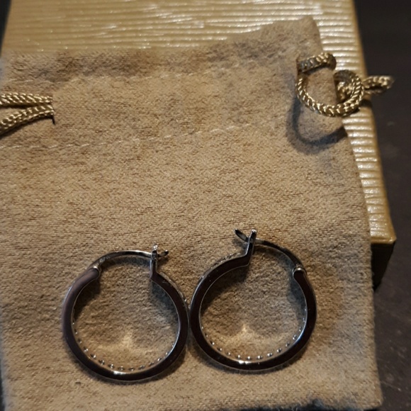 Jewelry - Sterling silver hoop earrings